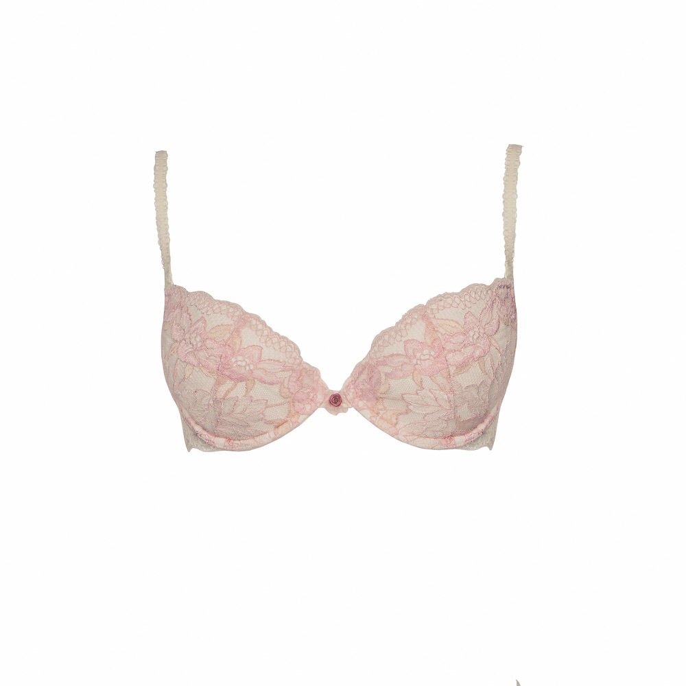 Bra 34C white and pink